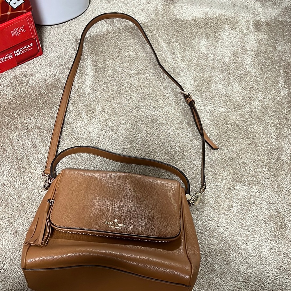 Kate Spade Brown Leather Crossbody